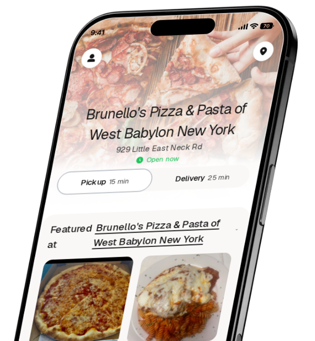 Brunello's Pizza & Pasta of West Babylon New York app preview