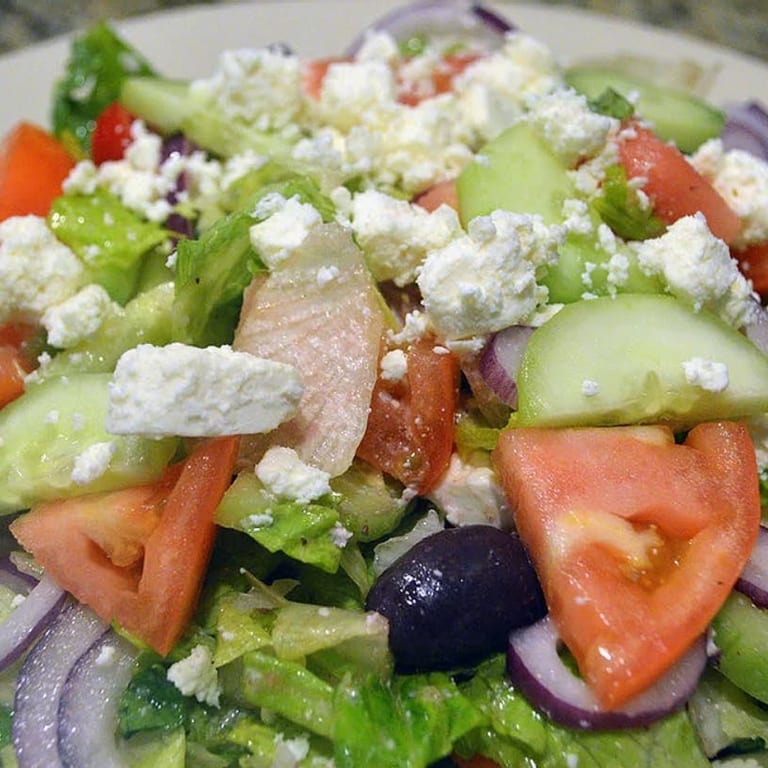 Fresh Greek Salad: A Mediterranean Delight