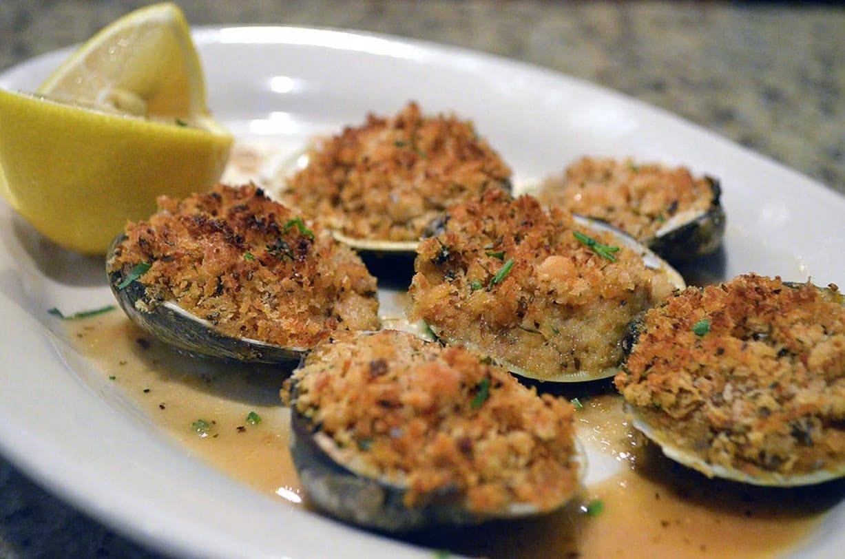 Baked Clams.