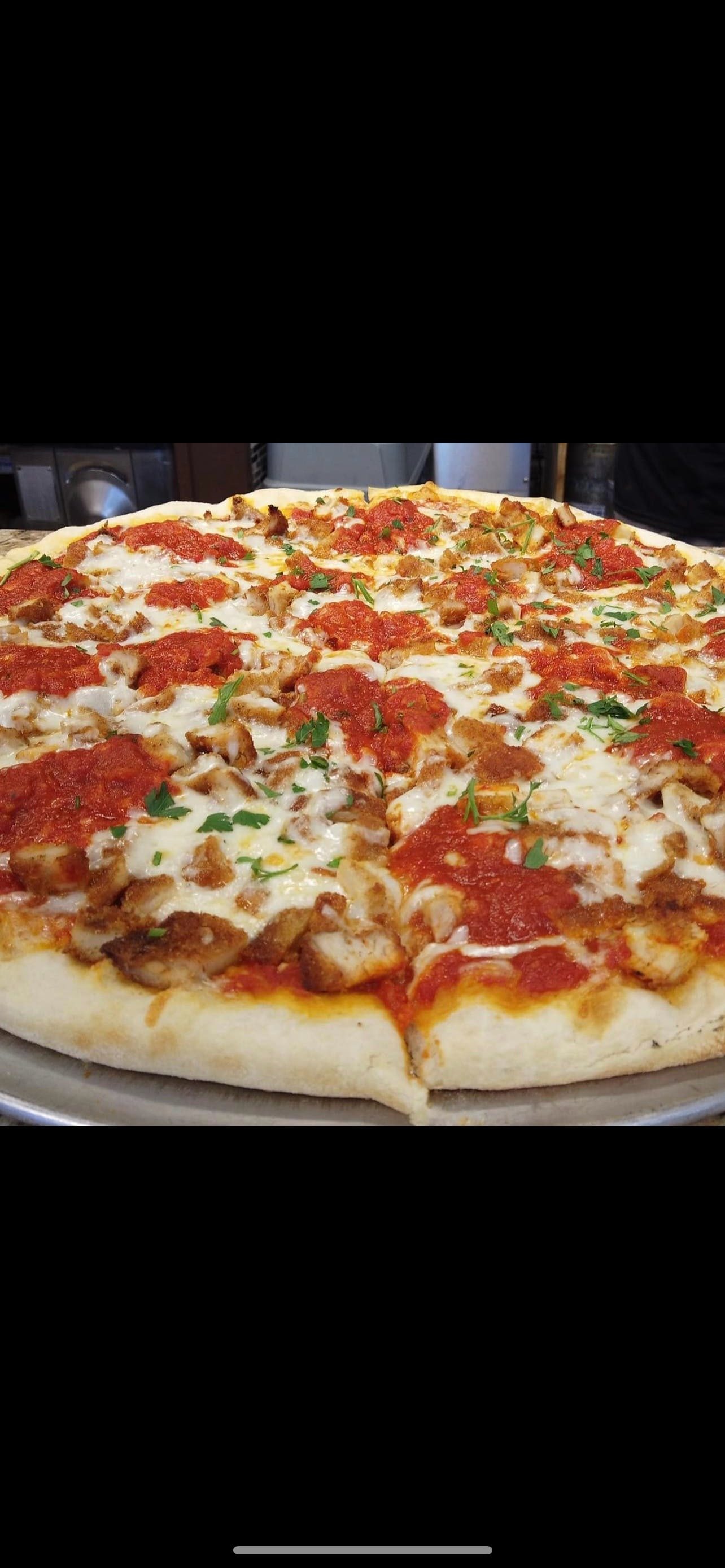 Chicken Parm Pizza.