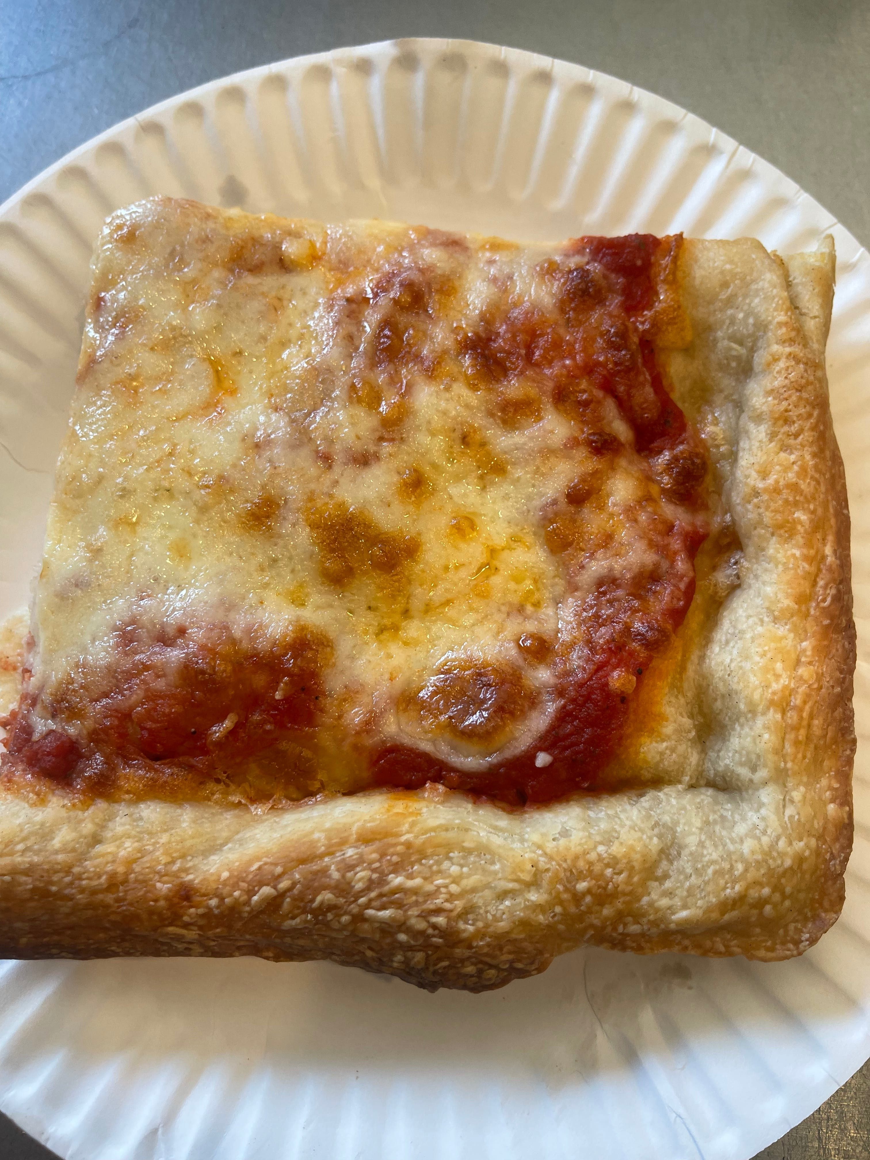 Sicilian Pizza Slice.