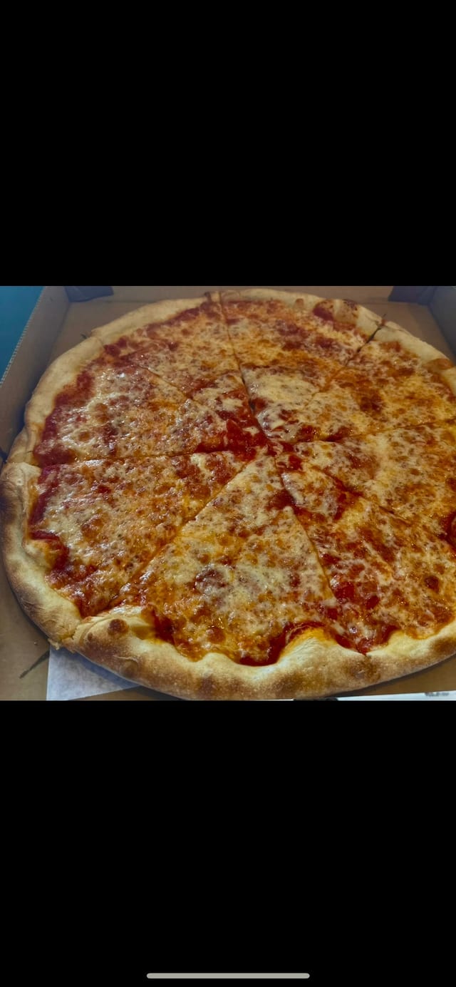 Large Cheese Pizza Wednesday Special.