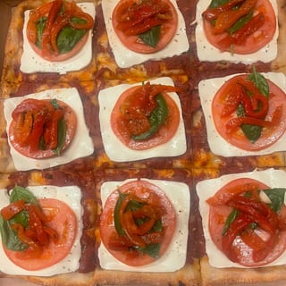 Caprese Square Pizza Slice