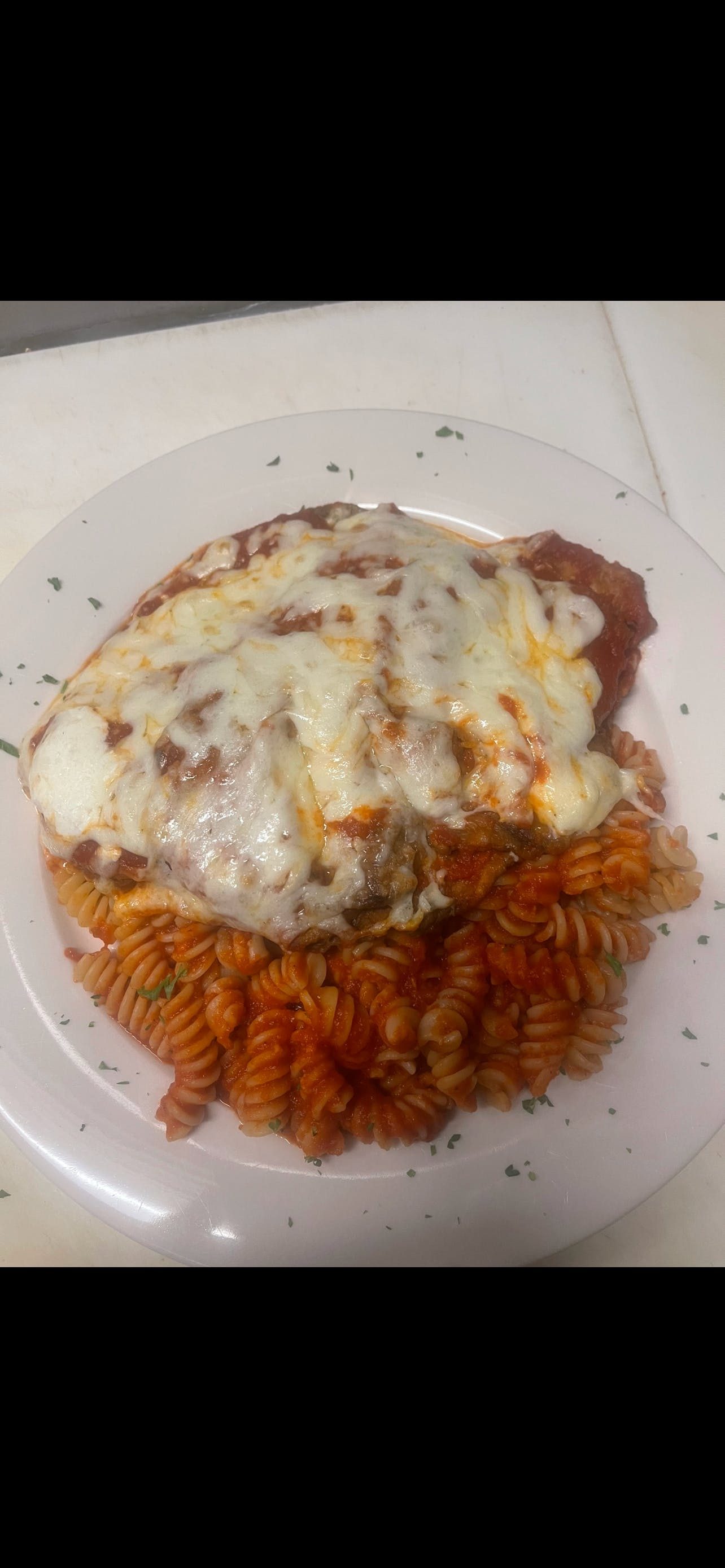 Eggplant Alla Parmigiana.