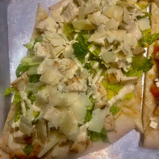 Chicken Caesar Pizza Slice