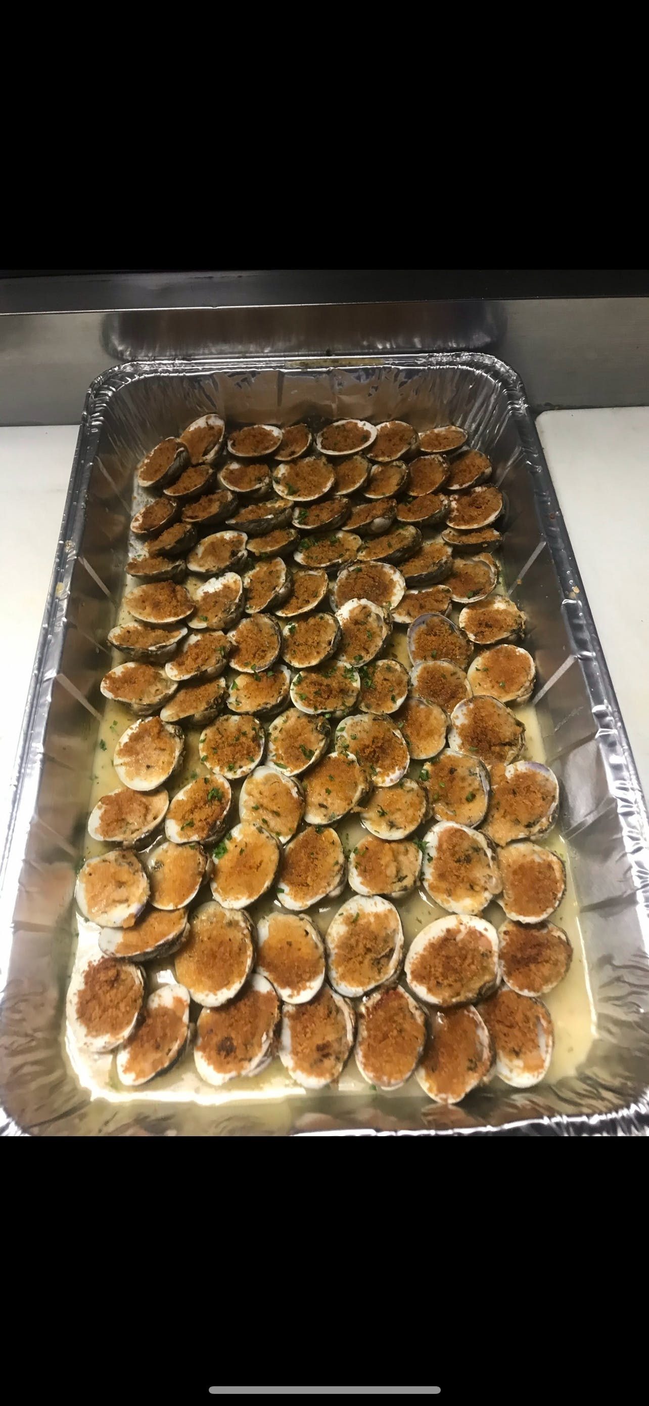Baked Clams Catering.