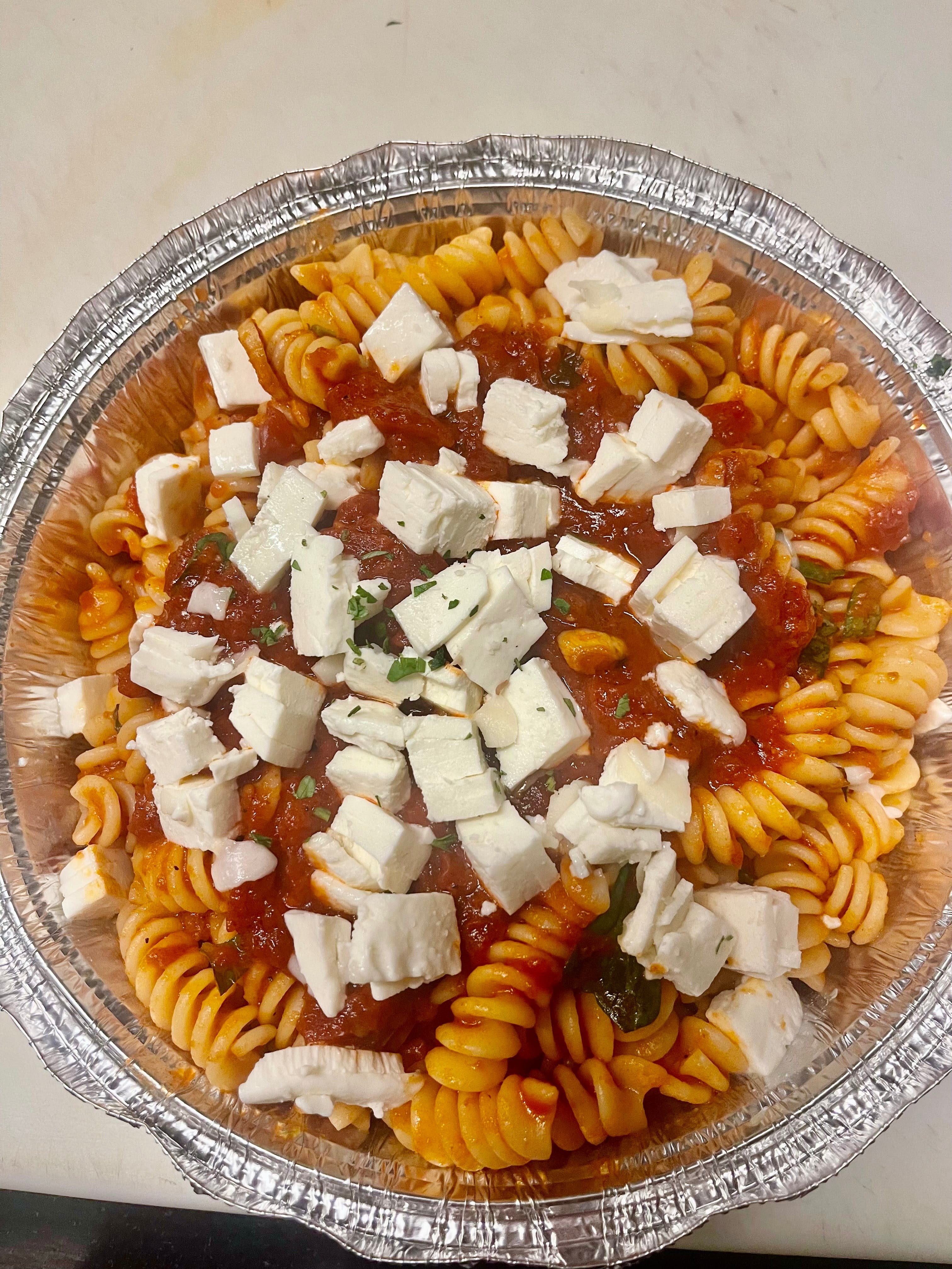 Fusilli Caprese.