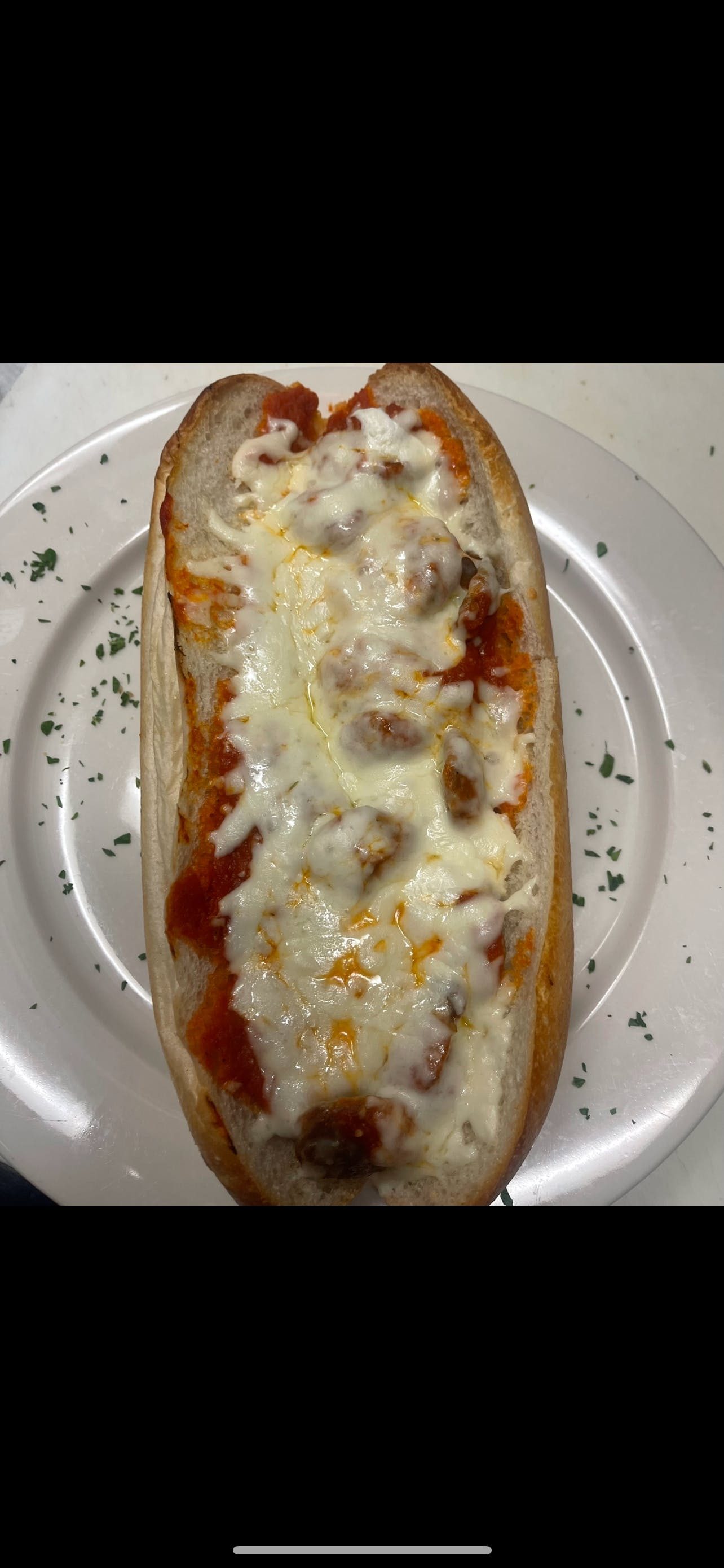 Sausage Alla Parmigiana Hero.